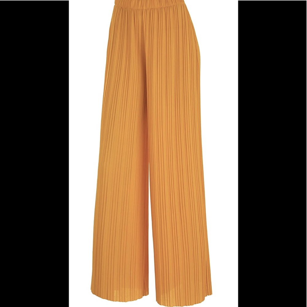 Lock and Love Womens Ankle Pleated Wide Le…